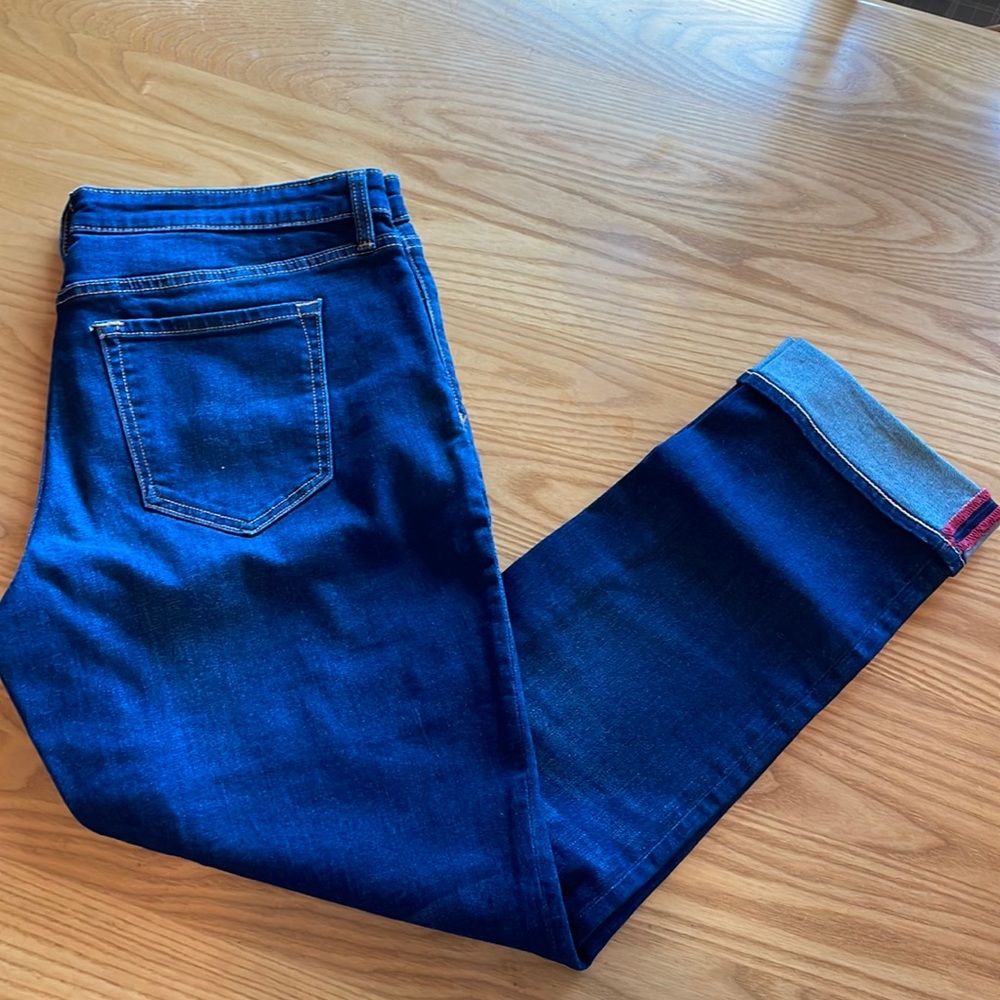 GAP Factory Women's Ankle Jeans - Dark Blue